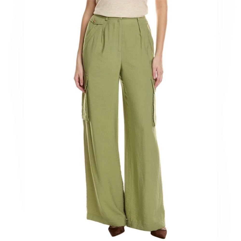Ramy Brook Emil Pants in Olive Green Size 6 MSRP $395